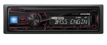 ĐẦU PHÁT NHẠC CD 1 DIN HỖ TRỢ KẾT NỐI USB ALPINE CDE-150E