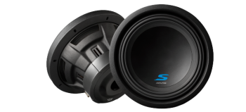 LOA SUB HƠI ALPINE S-W10D2 10 INCH (2Ω + 2Ω)